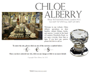 Tablet Screenshot of chloealberry.com